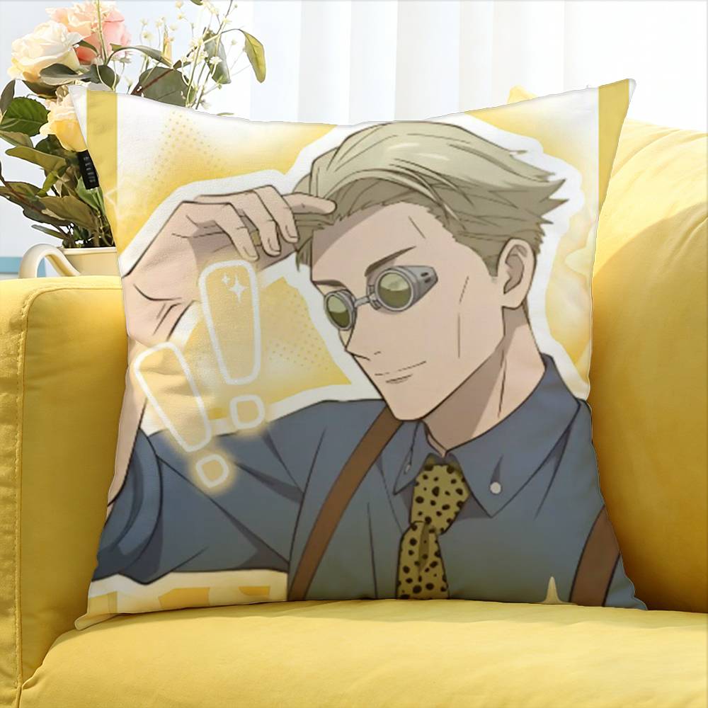 Anime Figure Nanami Kento Various Sizes Square Pillow Case For Car Home Bedchamber Decor