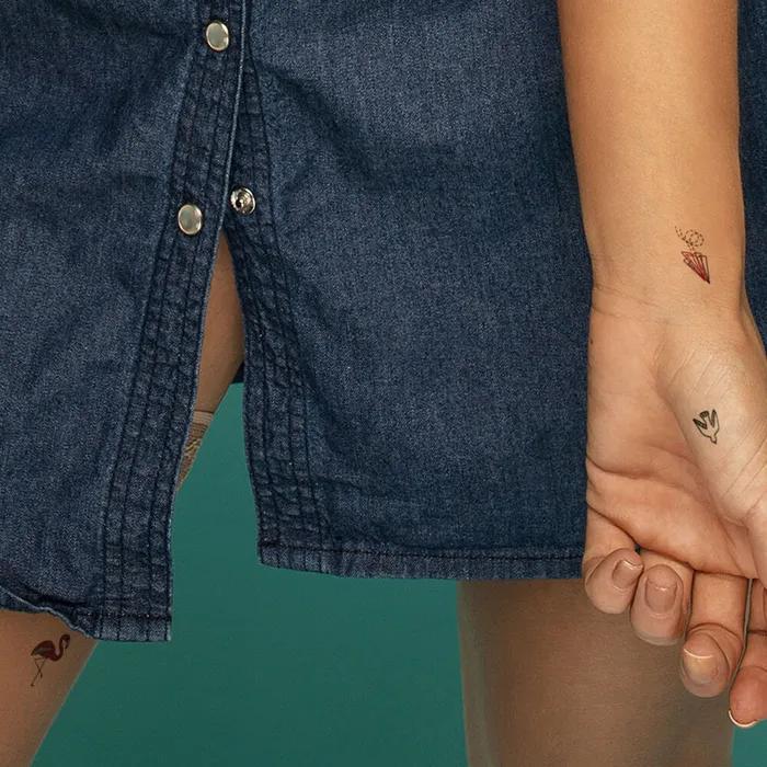 

S23 - Я верю, что могу летать - Мини-тату-наклейки с уникальным дизайном