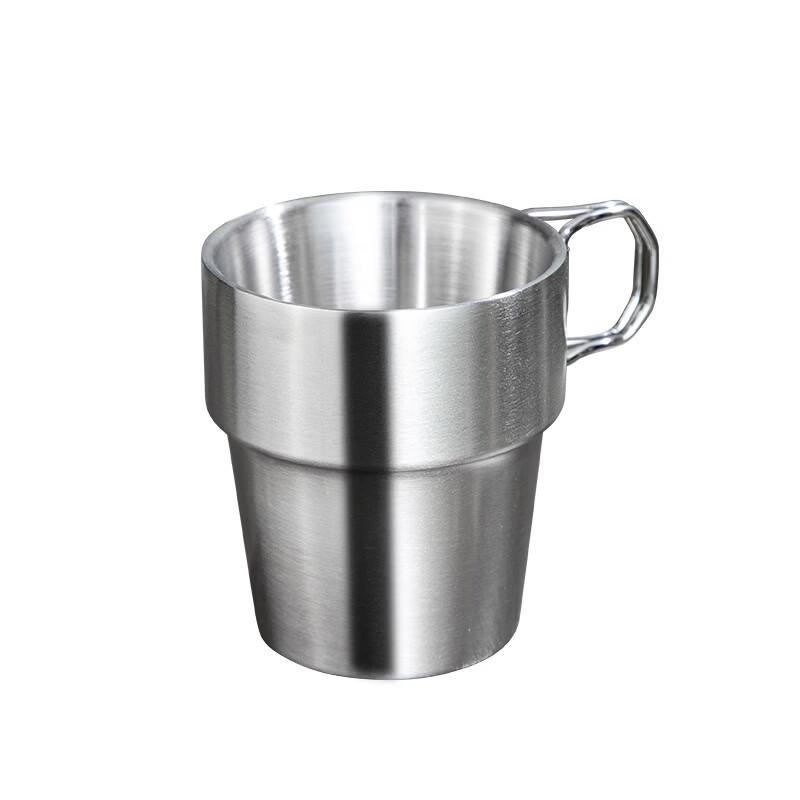 

Shangqi 304 Stainless Steel Double-Layer Camping Mug