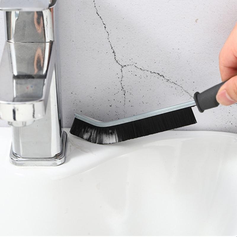Durable All Purpose Scrub Brush Long Handle Ergonomic Grip Deep Clean Hard Surfaces Stubborn Stains