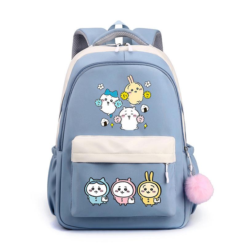 Jiyika wow cute expression bag schoolbag junior high school student backpack men and women lightweight new backpack