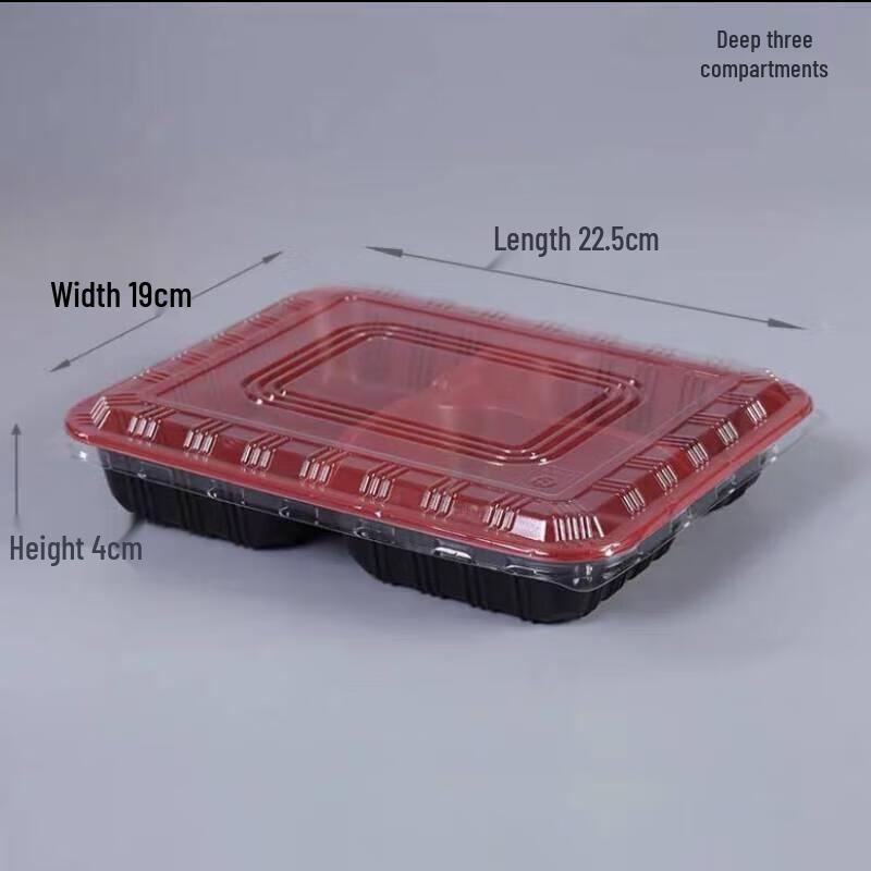 Aige Compartmented Disposable Takeout Container