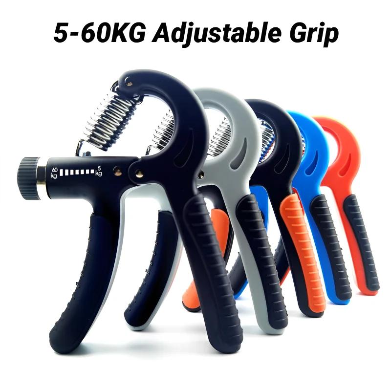 5-60KG Grip Strength Trainer Sport Hand Strengthener Adjustable Forearm Trainer Forearm Finger Exerciser For Muscle Building