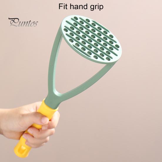 Kartoffelstampfer, robust, antihaftbeschichtet, PP, weicher Griff, Kartoffelpresse, Zerkleinerer für die Küche