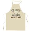 Kitchen Apron - Planetee - "Everything Is Good" MARIE-CLAIRE - Thick Cotton - Printed In France