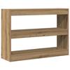 Artisan Oak Bookshelf 100 x 30 x 72 cm Engineered Wood