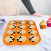 DIY Baking Tool - Non-Stick 12 Holes Round Muffin, Cupcake, Cookies, Fondant, Pudding, Steamed Cake Silicone Mold