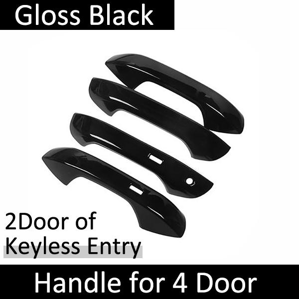 

for Volkswagen VW ID.3 ID3 ID 3 Gloss Black Smart Door Handle Cover Sticker Trim Car Protective Film Accessories 4Handle 2Keyless