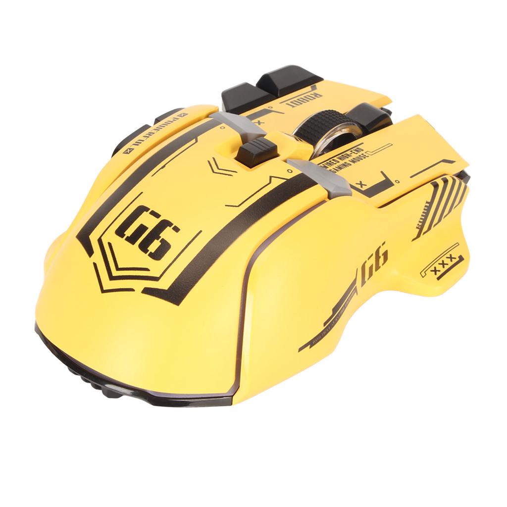 Wired Gaming Mouse 10 Button Macro Programmable 13 RGB Lighting Modes 6 Speed 12800dpi Wired RGB Gaming Mice