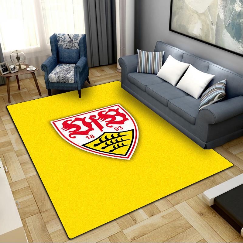 Stuttgart Football Club Carpet Rug for Living Room Bedroom Home Sofa Decoration, Kids play Non-slip Floor Mat