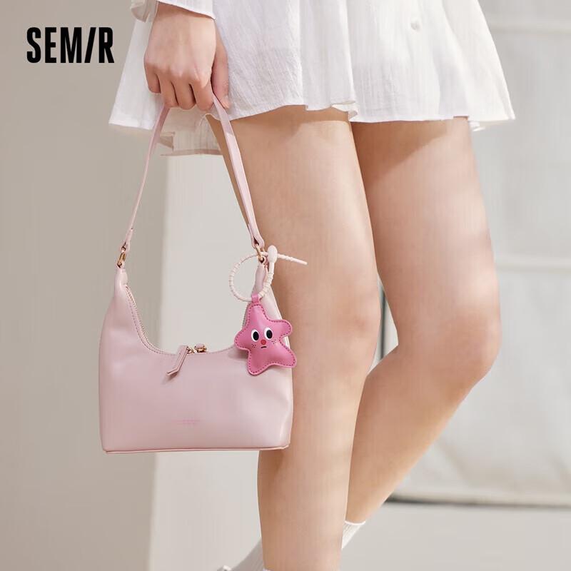 Сумка через плечо Semir в французском стиле, с цветовыми блоками Small