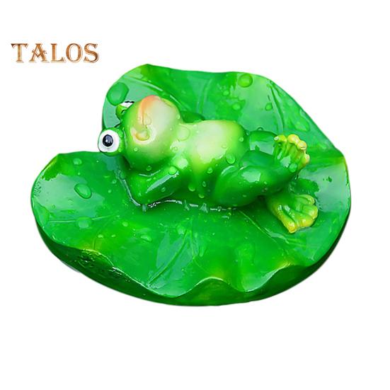 Statua Rana Fluttuante Resina Cartone Animato Rana Rilassante Ornamento Rana Fluttuante per Laghetto Statuetta Rana Fluttuante per Acquario Giardino Piscina Decorazione Elemento Acqua