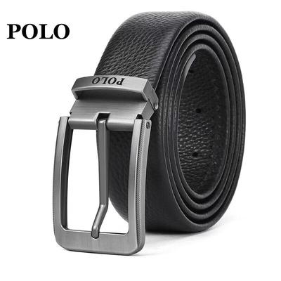 Ceinture en Cuir d'Affaires pour Homme POLO
