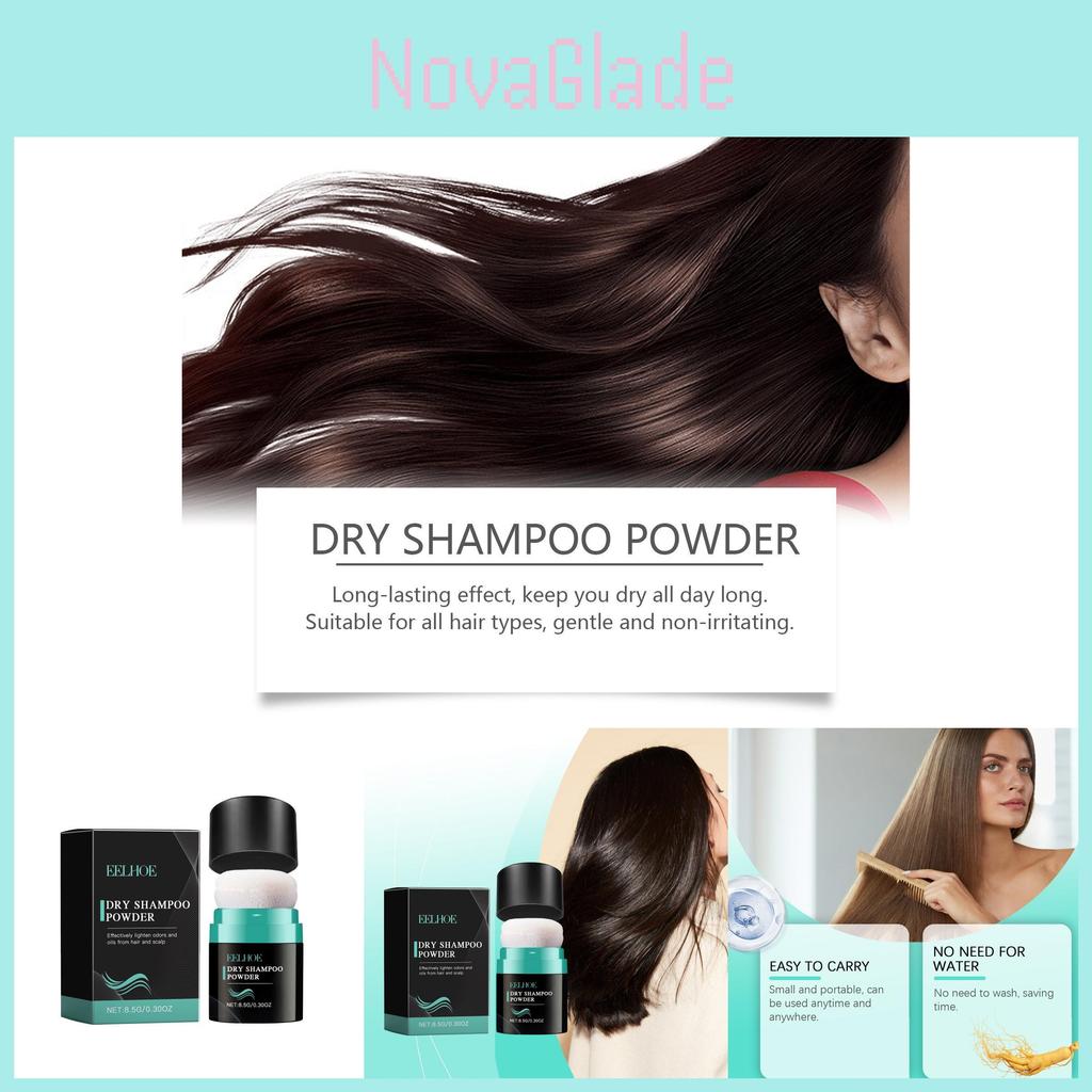 Eelhoe Dry Shampoo Powder For Hair Volumizing Effortless Oil Control And Refreshing 8.5g