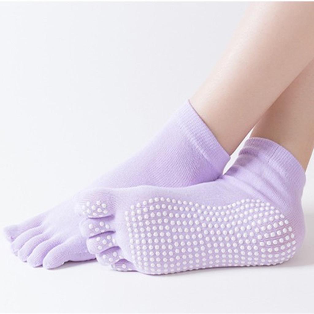 Fahion Women Slip Finger-separated Yoga Socks Sport Ballet Dance Socks