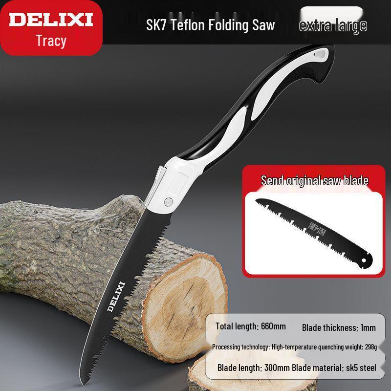 Compact Handheld Folding Woodworking Saw for Trees and Woodcraft
