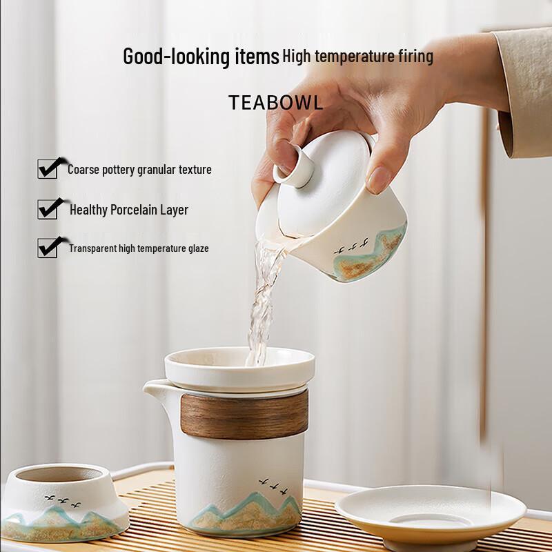 Yuanhe Ceramic Kung Fu Tea Set