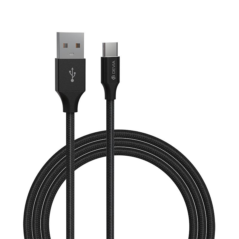 

DEVIA Gracious Series EC308 2m Data Cable USB-A to Type-C 2.1A Phone Charging Cord