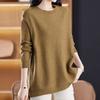Navava Loose Fit Round Neck Pearl Point Long Sleeve Knit Nk3467