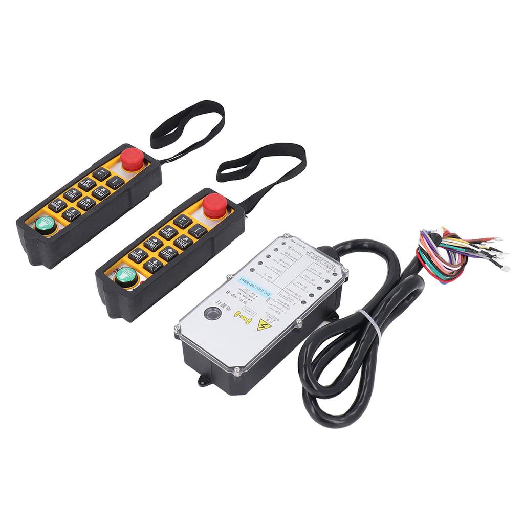 Crane Industrial Remote Control Dual Handle 6 Keys Electric Lift Wireless Switch Transmitter