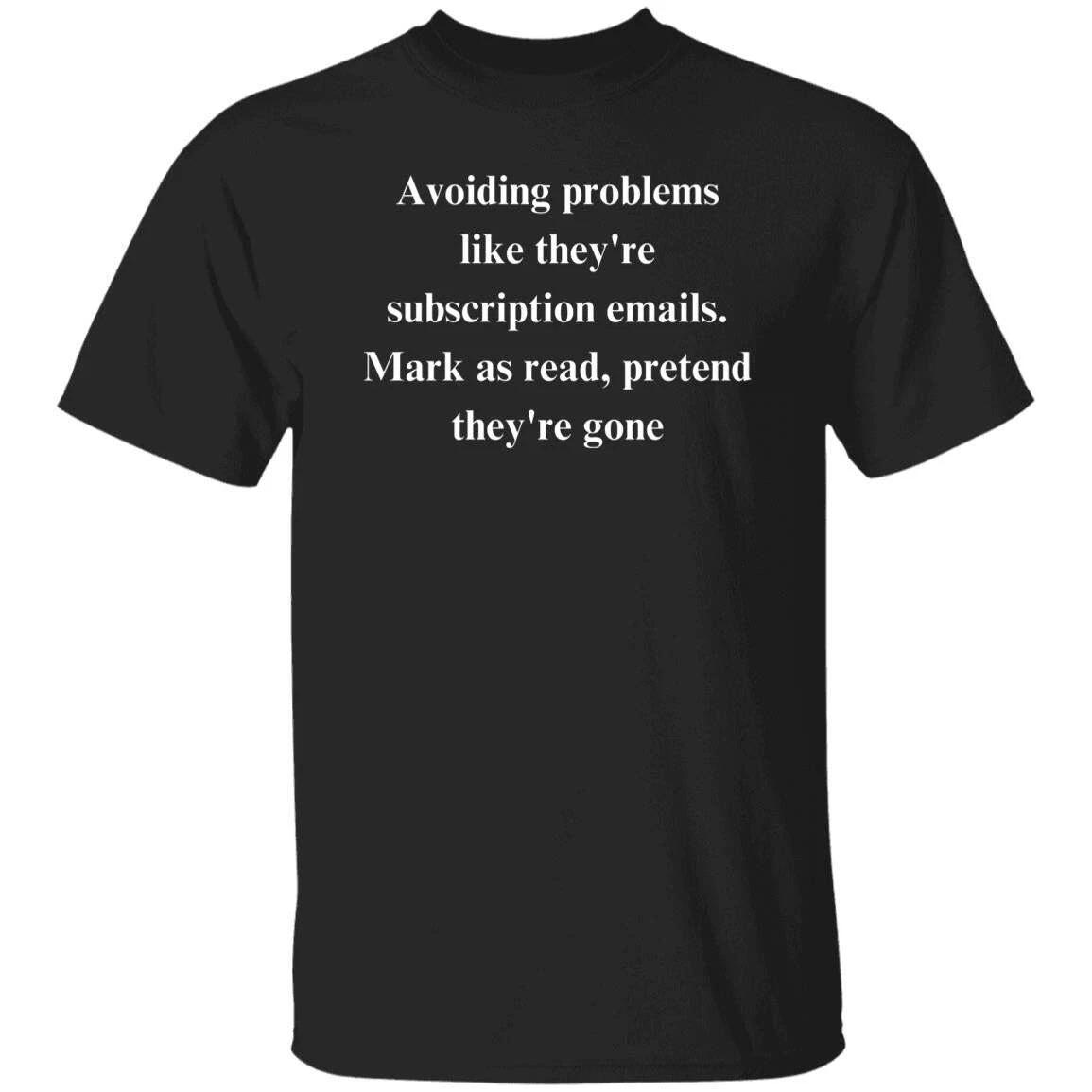 Humorous Life Advice Sarcastic Unisex T-Shirt gift Humorous tee Black Procrasti XL