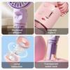 USB Rechargeable Mini Handheld Fan Water Mist Mini Fold Fan Spray Fan with Humidifier  Travel Use