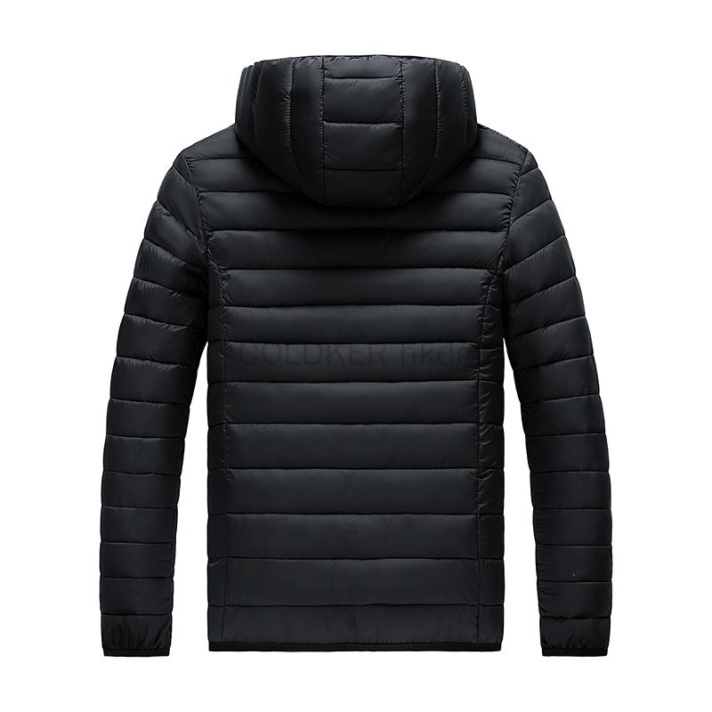 Men Parka Autumn Winter Warm Waterproof Jackets and Coats Mens Hooded Casual Outwear Detachable Hat Black Parkas Coat Male