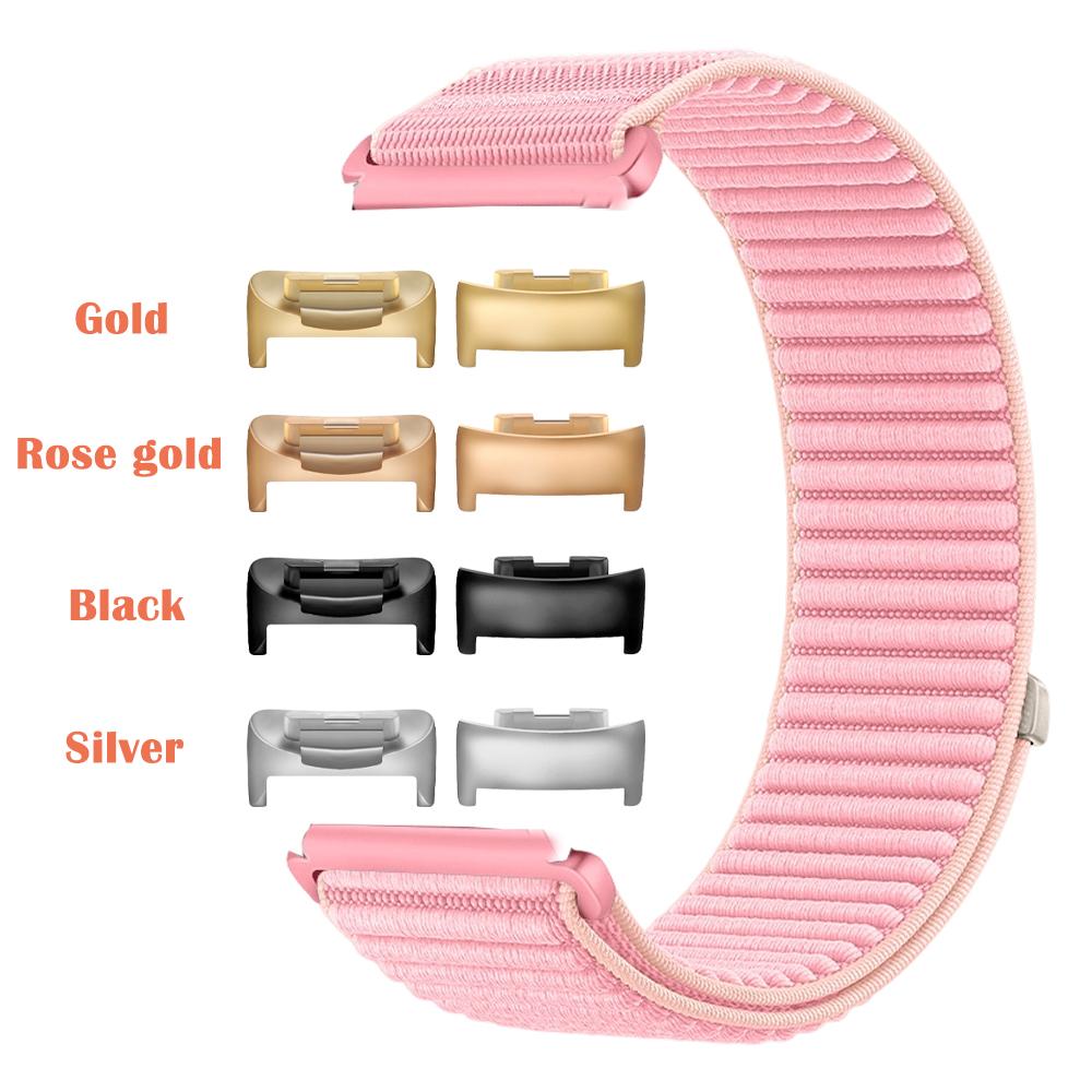 Nylon Loop Band Compatible with Fitbit Charge6 Charge5 Breathable Sport Watchband Suitable for Fitbit Charge 6 5 Women Men Band