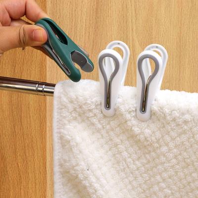 30/3 Stück Kunststoff-Wäscheklammern Schwere Wäscheklammern Unterwäsche Trockenständer Socken Handtücher Aufhängeclips Haushaltsorganizer