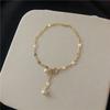 Freshwater Pearl 14k Gold Bracelet Ins Original Design By A Small Group Cold and Elegant Style Girlfriend Simple and Elegant