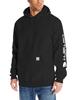 Carhartt Long Sleeve Plus MW Grphc L Men's Hoodie, Size, K288, M, LseFit, Slve, Swtshrt, Black, [Used]