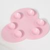 Makeup Brush Cleaning Mat Portable Cosmetic Foundation Eyebrow Brushes Gel Cleaning Pad Makeup Tools Silicone Scrub Board 1 Sold