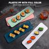 Stone Grain Restaurant Plate Multicolor Rectangular Plate Creative Dessert Plate  Restaurant Use