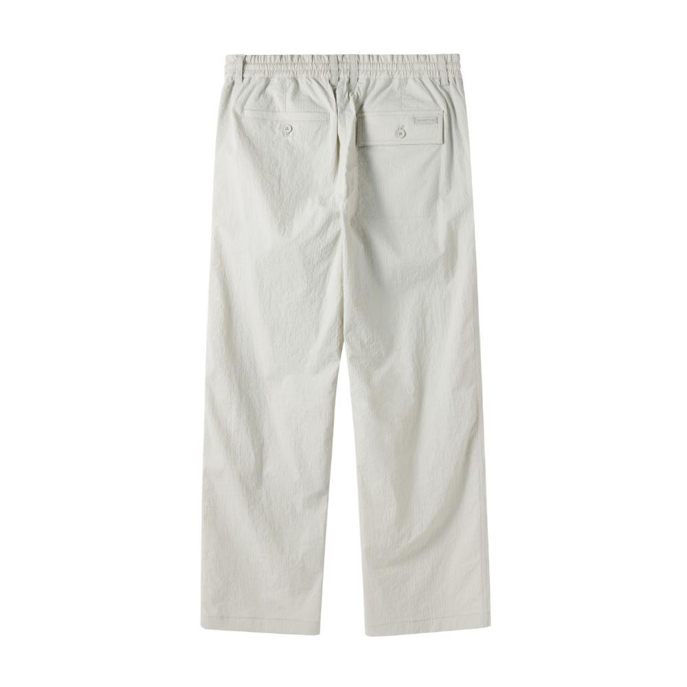 BROMPTON LONDON Polyester Seersucker Trousers - L/Grey (P252Mpt185)