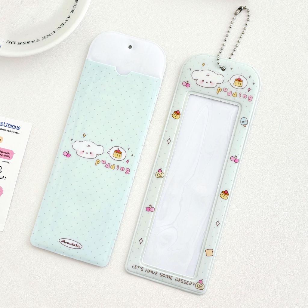 Ins Style Angel Strawberry Plain Korea Life4Cut Card Holder K-Pop Idol Po Card Holder Card Binder Life 4 Cut Card Holder