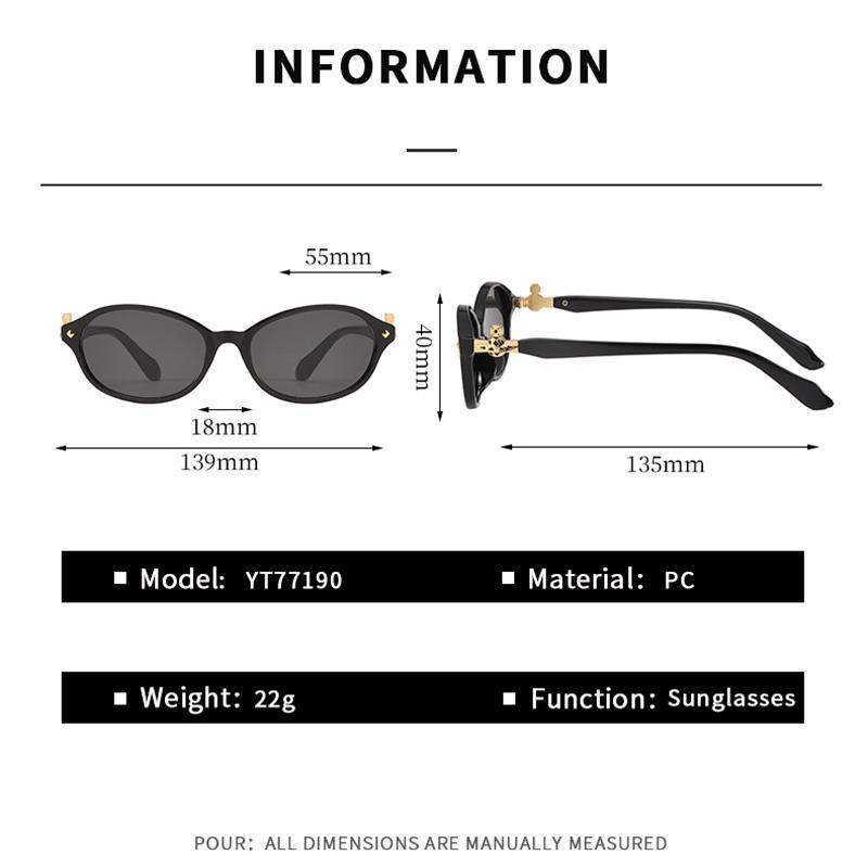Vintage Fashion Oval Sunglasses Women Men Retro Classic Simple Luxury Brand Sun Glasses Driving Fishing Lady Man Glasses UV400