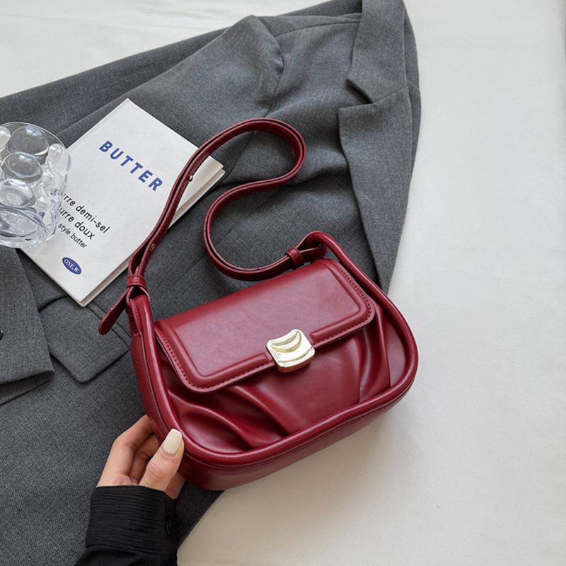 Весна Осень Новая Сумка на Плечо Новая ПУ Женская Летняя Универсальная Сумка Кроссбоди — фото 3