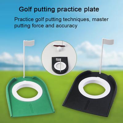 Kubek do puttingu do golfa z flagą Plastikowy pomocnik do ćwiczeń w dołkach golfowych Akcesorium do puttingu na greenie w pomieszczeniach