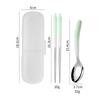Wutuo Portable Chopsticks and Spoon Set for Kids