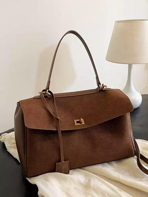 2025. gada sieviešu augstākās klases retro matēta platīna krāsas rokassomiņa: Moderns, Lielas ietilpības nišas pleca somiņa ikdienas gaitām