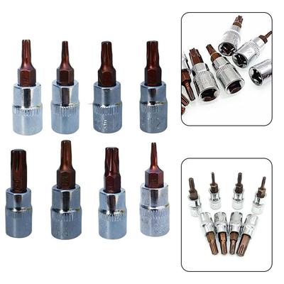 T10 Torx Lokma Uçları T15 T20 T25 T27 1/4 \" Altıgen Şaft