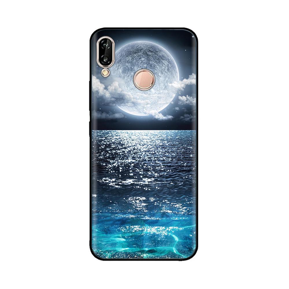 for Huawei P20 Lite Case Silicon Soft TPU Printed Phone Cover Case For Huawei P20lite P 20 Lite Bumper Case Shockproof 5.84 inch