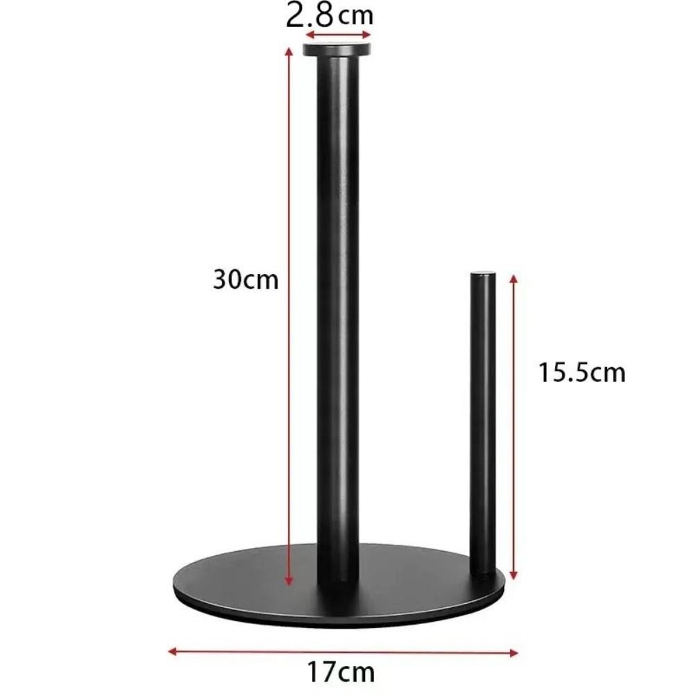 Non-slip Paper Towel Holder Weighted Base Roll Organizer Kitchen Roll Dispenser  Kitchen Countertop