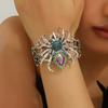 New Geometric Hollow Zircon Spider Elastic Bracelet Unisex Unique Trendy Fashion Personality Versatile Party Jewelry Gift