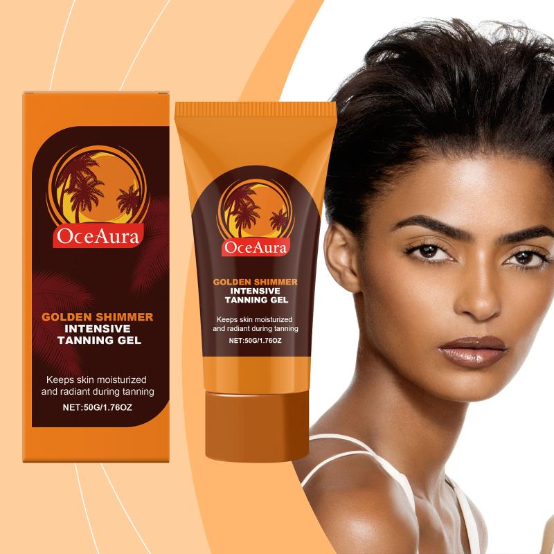 Oceaura Tanning Gel Hydrating Lightweight Fast Absorbing Bronzing Gel Moisturizing Sunless Tan Enhancer For Face Body