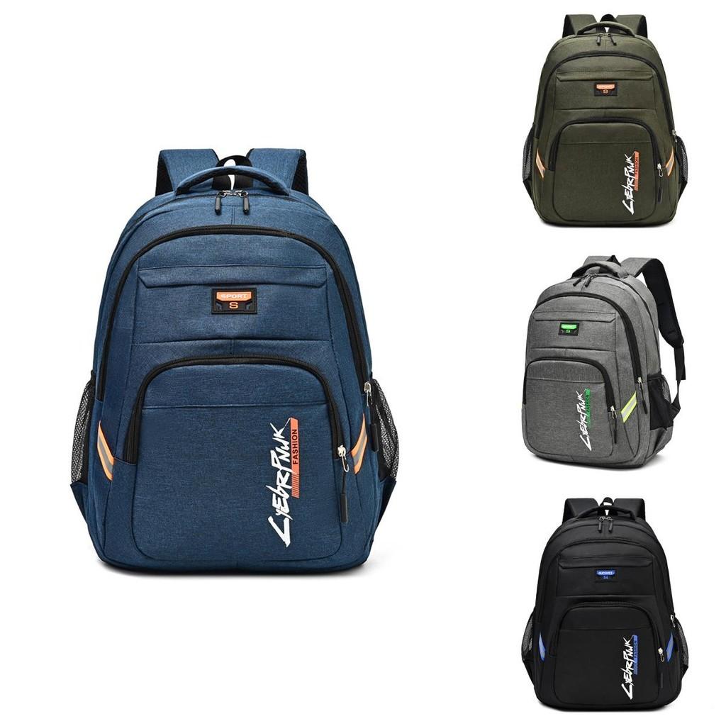 Unisex Rucksack aus Oxford-Stoff, lässig, mit Buchstabenmuster, für Reisen und Schule