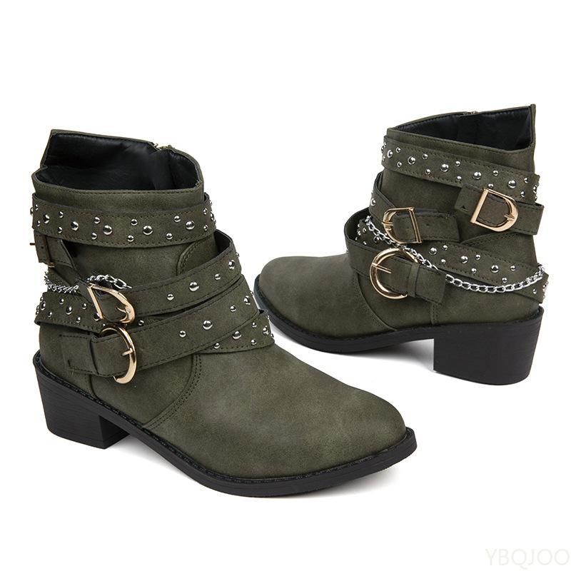 Elegante minimalistische Frühling Herbst neue Damenstiefel lässige modische mittellange Stiefel minimalistische vielseitige Damenschuhe