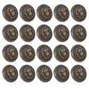 20 Sets   Rivet 24mm Diameter Vintage Decorative Zinc Alloy   Head Rivet Button with 7mm Screws