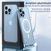 Luxury High -End Metal Magnetic Phone Case For Iphone 14 13 12 11 Pro Max Magsafe Wireless Charging Aluminium Magnet Cover Funda