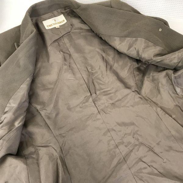 TRUSSARDI Herbst/Winter Rock-Anzug Set Up/Damengröße L-XL/42/44/Braun/Vollständig gefüttert Einzelanzug(GEBRAUCHT)